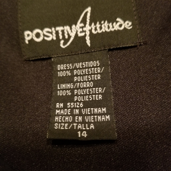 Positive Attitude Black with Pink Floral Flutter Sleeve Maxi Dress - Picture 2 of 8